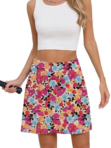 Heymoments Women's Active Performance Skort Lightweight Skirt for Running Tennis Golf Workout Sports — image 1