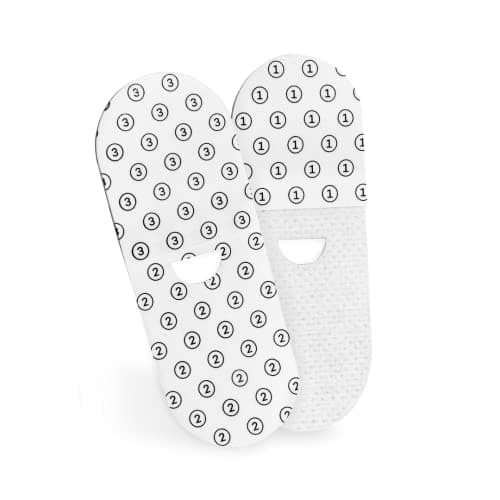 Upgraded Adhesive Patch Refill Pack Compatible with stoiQ and VAVA Smart Baby Thermometers - 36 Non Woven Sticker Bands | 3 Pack of 12 Bands Each |%15 More Adhesion,%70 Longer Attachment Duration