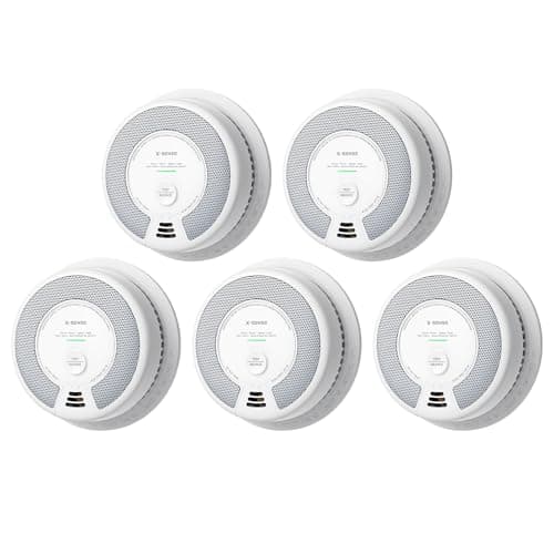 X-Sense Smoke & Carbon Monoxide Alarm, SC06, 5-Pack | 10-Year Sealed Battery (Not Hardwired), 2-in-1 smoke & CO detection, Easy Installation, UL 217 & UL 2034 Certified — image 1