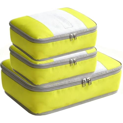 Packing Cubes for Travel - Luggage Organizer Bags for 24" Suitcase Clothes Accessories Storage Travel Organizer Cubes for Luggage 1/2X1PACK+1/4X2PACK — image 1