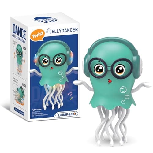 Zonopy Dancing Jellydancer Baby Toy, Crawling Infant Tummy Time Toy,Dancing Loud Music Crawling Walking Toys for 3 4 5 6 7 8 Year Old Kids Boy Girl Birthday Gifts, Interactive Relax Fidget Gifts — image 1