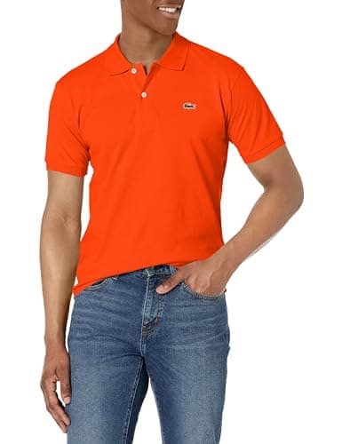 Lacoste Men's Classic Fit L.12.12 Original Piqué Polo Shirt, Sunrise, Large