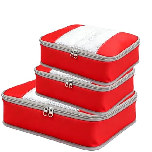 Packing Cubes for 24" Suitcase Travel Luggage Organizers - Travel Organizer Bags Luggage Clothes Accessories Storage Carry on Suitcase Packing Pouches Bag For Men Women Kids 1/2X1PACK+1/4X2PACK — image 1