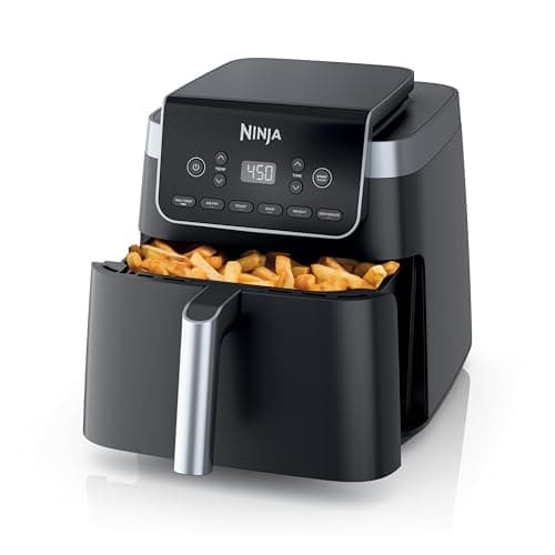Ninja XL Air Fryer with MaxCrisp | 6.5 QT Capacity | 6-in-1 Max Crisp, Air Fry, Roast, Bake, Reheat & Dehydrate | 450°F Temp | 1750 Watts | Nonstick Basket, Crisper Plate & Recipe Guide | Grey | AF181 — image 1