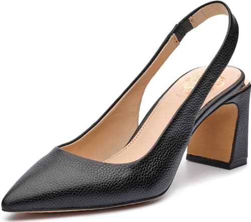 Vince Camuto Women's Hamden Slingback Pump, Black, 8.5