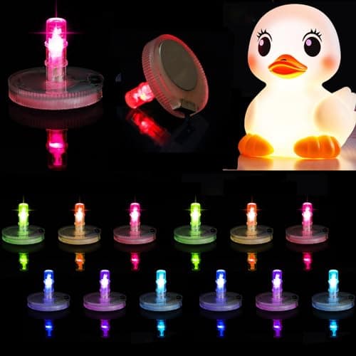 Light Up Rubber Duck Plug, 16 Colors Changing LED Interior Car Light for Jeep Dashboard Universal Fit for Most Vehicles (Excluding Rubber Duck) (12) — image 1