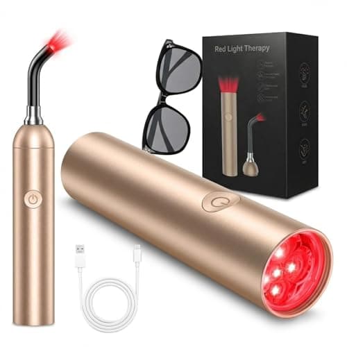 Red Light Therapy and Near Infrared Light Therapy Device, Portable Handheld LED Facial & Body Care Cold Sore Wand with 660nm 810nm 850nm 940nm Wavelengths, for Joints & Muscles Wellness Support — image 1