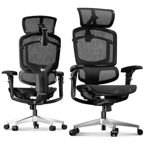 FLEXISPOT Ergoe-NEX PRO Ergonomic Office Chair Black – AeroWeave 5.0 Mesh Seat, 5D Lumbar, 7D Armrests, 4D Headrest, 551LBS Capacity – Office, Gaming, Home — image 1