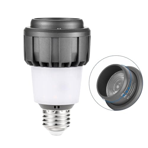 HengBo LED PAR20 Spotlight Bulb, E26, 15-60° Adjustable Beam Angle, 11W 4000K Neutral White for Accent Lighting in Home, Kitchen, Restaurant, Silver Aluminum Housing — image 1