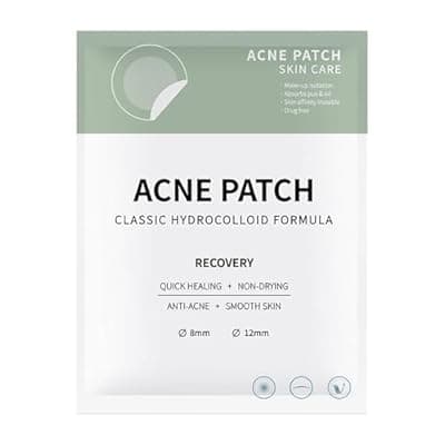 Safirst Zit Patch Hydrocolloid Acne Patches 2 Sizes Invisible Spot Blemish Stickers Easy Removal Treatment for Breakouts Absorbs Zits Hiding Face Emergency Treatments