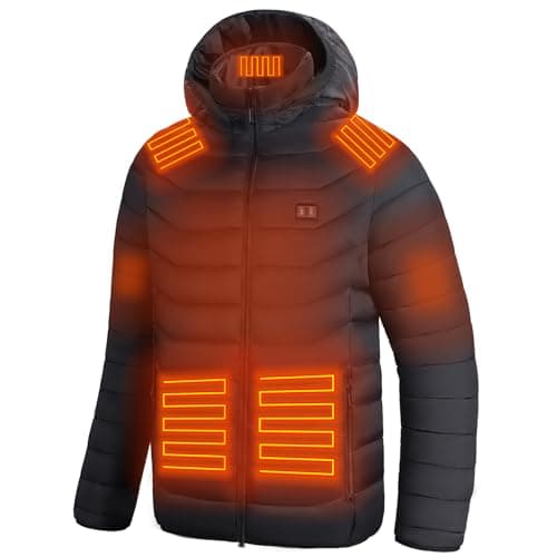CHANGEOWN Heated Jackets for Women & Men with Battery, 15 Heating Zones, Dual Control Heating Coat for Winter Outdoor — image 1