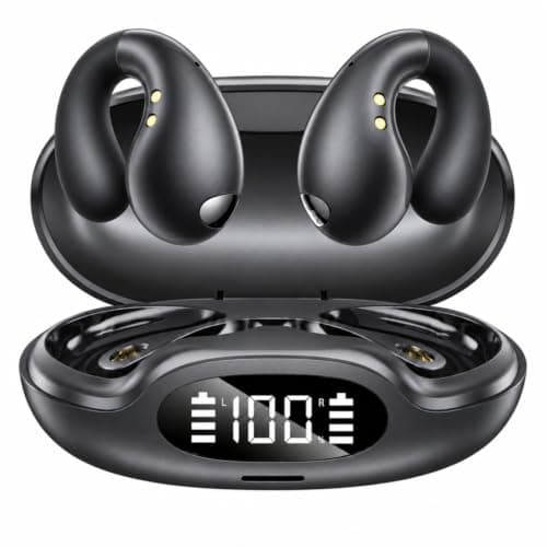 Ultra Open Ear Earbuds, Wireless Clip On Headphones for All-Day Comfort | Lightweight open-ear comfort and a flexible clip-on fit create a barely-there feel for work, commutes, workouts, and walks. — image 1