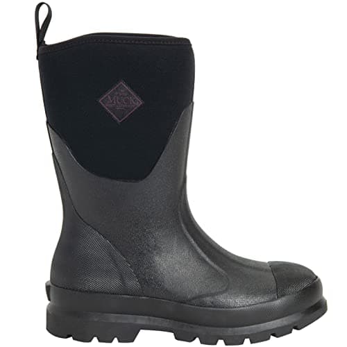MUCK Women's Chore Classic Mid Boot, Black, Size 8(M)