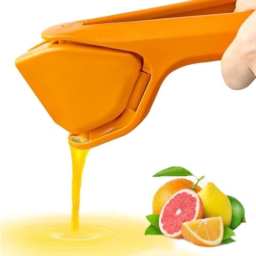 Citrus Juicer - Manual Lemon Lime Orange Squeezer - Effortless Juice Presser - Space-Saving Design — image 1