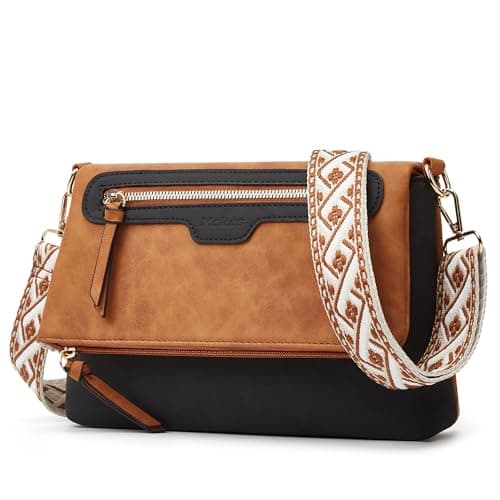 Crossbody Purse for Women Small Crossbody Bags Trendy Vegan Leather with Adjustable Shoulder Straps Gift for Mother Wife Mom — image 1