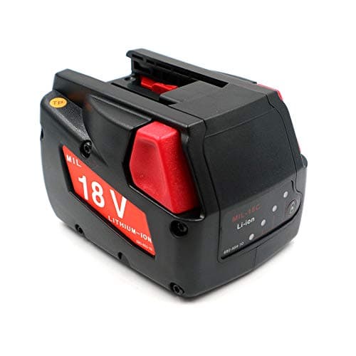 18V 5.0Ah/5000mAh Replacement Battery for Milwaukee 18V Cordless Power Tools,Compatible with 48-11-1830 4932352002 4932399512 MV18B V18 F38,Lithium Ion Battery with LED Indicator,Fast Charging — image 1