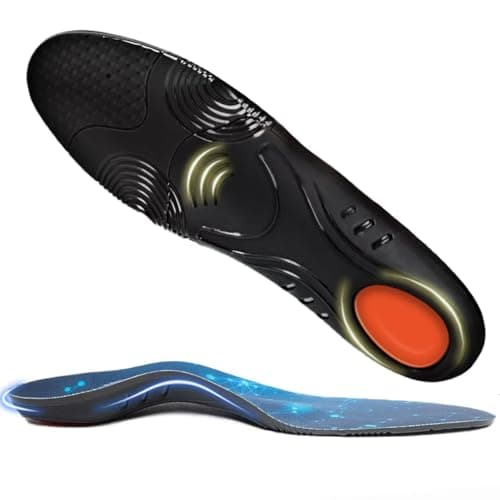 AOBEKOS Heavy Duty Plantar Fasciitis Insoles Men Women, 240lbs Ultimate Comfort High Arch Support Shoe Inserts, Work Boot Orthotic Insoles for Plantar Fasciitis, Flat Feet, Pronation and Heel Pain — image 1