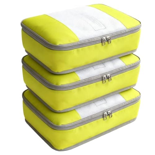 Packing Cubes for 20" Suitcase Travel Luggage Organizers - Travel Organizer Bags Luggage Clothes Accessories Storage Carry on Suitcase Packing Pouches Bag For Men Women Kids 1/2X3PACK — image 1