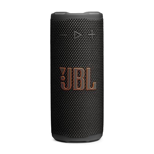 JBL Grip - Compact Bluetooth Speaker with Bold JBL Pro Sound and Ambient Light, up to 14 Hours of Playtime, Water, Dust and Drop-Proof (IP68), & Multi-Speaker Connection with Auracast™ (Black)