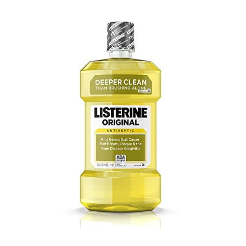 Listerine Original Intense Antiseptic Oral Care Mouthwash to Kill 99.9% of Germs that Cause Bad Breath, Plaque and Gingivitis, ADA-Accepted Mouthwash, Intense Original Flavored Oral Rinse, 1.5 L