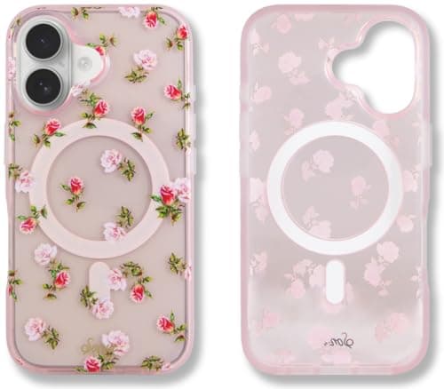 Sonix Phone Case for iPhone 16 | Compatible with MagSafe | 10ft Drop Tested | Roses are Red