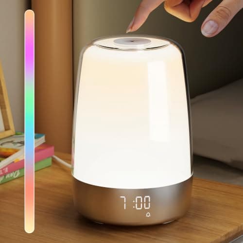 Vicsoon Sunrise Alarm Clock with Wake Up Light for Bedrooms Adults Kids — image 1