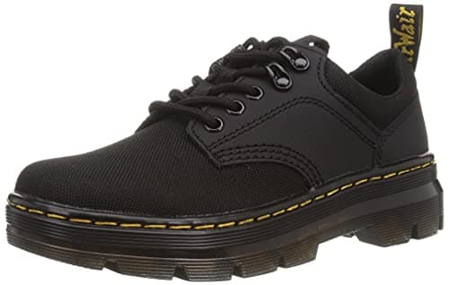 Dr. Martens Unisex 5 Tie Shoe Oxford, Black Extra Tough 50/50+Ajax, 13 Women/12 Men