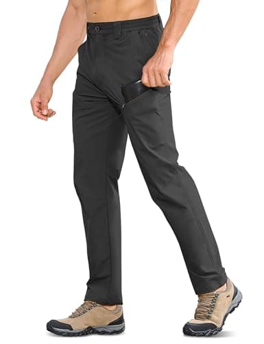MOURCE Hiking Pants Men Quick Dry - Water Resistant Lightweight Cargo Pants for Men 7 Pockets Outdoor Travel Climbing — image 1