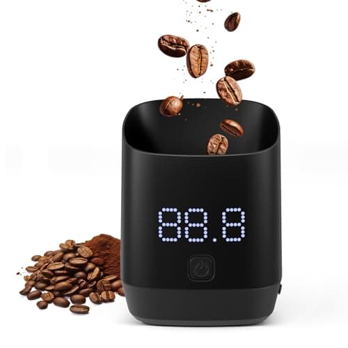 Digital Coffee Scale, Digital Coffee Bean Dosing Cup, 0.1g High Precision Mini Coffee Scale for Pour Over, Espresso, and French Press, Rechargeable Coffee Scale with LED Display, Tare Function — image 1