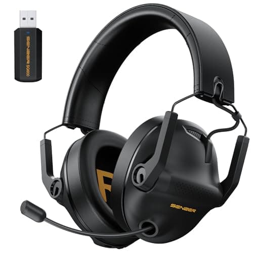 SG600 Wireless Gaming Headset for PC, PS5, PS4, Laptop, Mac, Nintendo Switch, 2.4GHz & Bluetooth 5.3 Gaming Headphones with Noise Canceling Mic, Stereo Sound, 70+Hr Battery, 15ms Latency — image 1