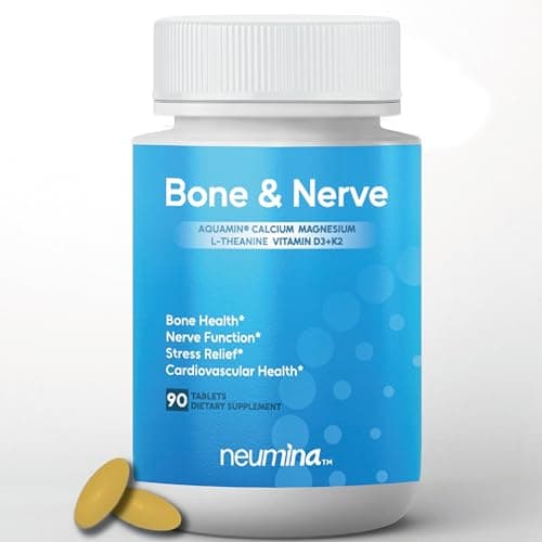 NEUMINA Bone & Nerve Complex, Bone Health, Nerve Function, Stress Relief, Cardiovascular Health, Vegan, Non-GMO, Made in USA, 90 Servings — image 1