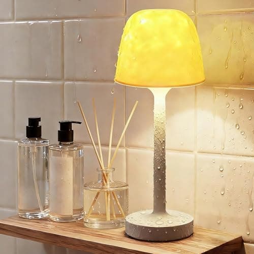 seenlast Waterproof Spa-Like Shower Lamp,16 Color Ocean Wave Projector Night Light for Inside Shower,Rechargeable Shower Light with Touch & Remote Control for Room Decor,Gifts for Women, Couples — image 1