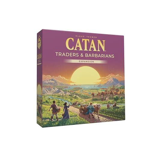 CATAN Traders & Barbarians Board Game Expansion (6th Edition) Explore New Adventures, Strategy Game for Kids & Adults, Ages 12+, 3-4 Players, 90 Minute Playtime, Made by Catan Studio