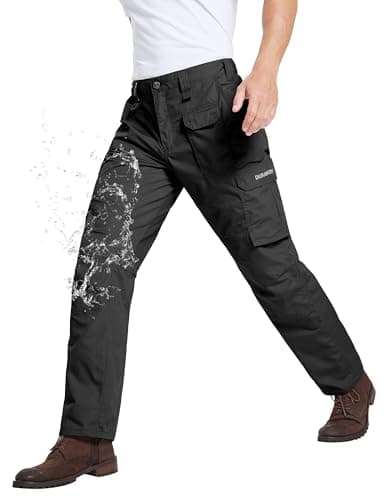 DURAWERK Men's Cargo Pants, Water Resistant Work Pants, Durable Ripstop Tactical Pants, EDC Hiking Pants, Hunting Pants — image 1