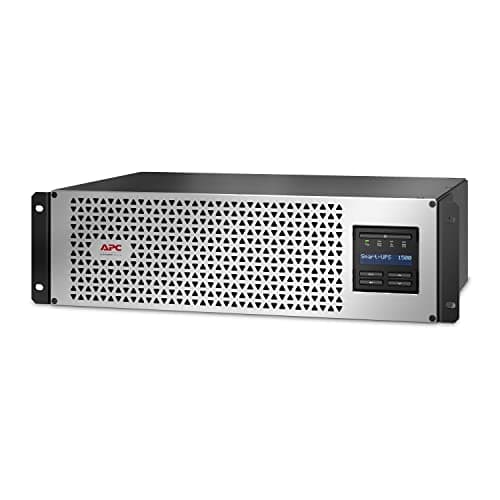 APC Smart-UPS 1500VA Lithium Ion UPS, SMTL1500RM3UCNC, Short Depth, Pure Sine Wave Rack Mount UPS with Network Card