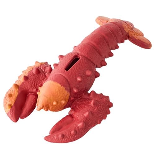 ZOMISIA Dog Chew Toys - Lobster Dog Toys for Small Medium Breeds, Rubber Teething Toys with Bacon Flavor, Pet Toys to Keep Them Busy — image 1