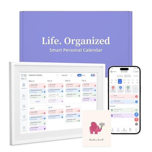 10.1’’ Smart Digital Calendar - Interactive Touch Screen, HD Display, Wall Mountable Family Organizer with Chore Chart, To-Do Lists & App Sync for Home & Office, Warm Mothers’s Day Gift, Gift for Her — image 1