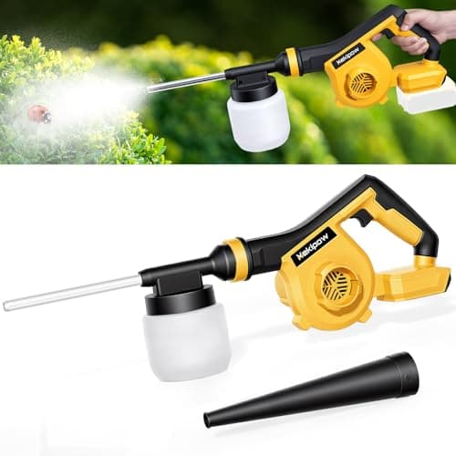 Electric Diatomaceous Earth Duster Compatible with DeWalt 20V/60V Battery (No Battery), Variable Speed, 3-in-1 Garden Dust Applicator/Blower/Vacuum Cleaner with 800mL Capacity — image 1
