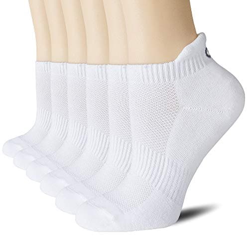 CS CELERSPORT 6 Pairs Ankle Athletic Running Socks Low Cut Sports Tab Socks for Men and Women — image 1