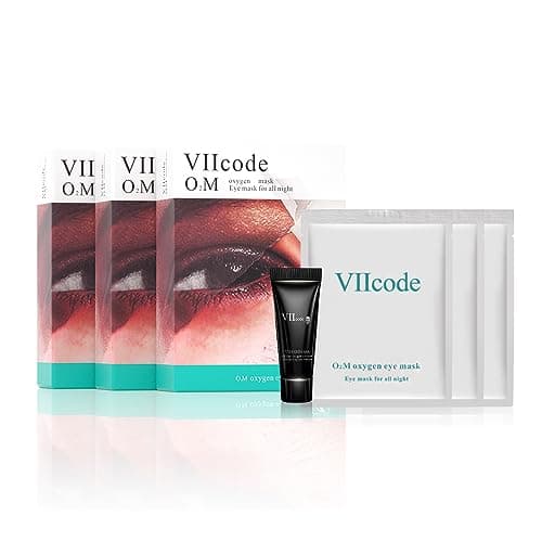 VIIcode O2M Oxygen Eye Mask for Wrinkles Dark Circles Puffy Eyes Relieve Tired Eyes 6 Pads/Box 3 Boxes for a Course of Treatment — image 1