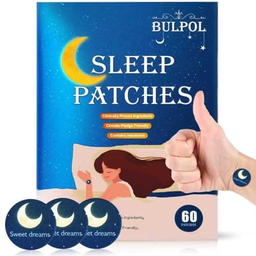 BULPOL Sleep Patches for Adults, 60 Pack Upgraded Deep Sleep Patches, Formulated with All Natural Ingredients, Long-Lasting Night Comfort for Both Men and Women, Easy to Use All Night Long