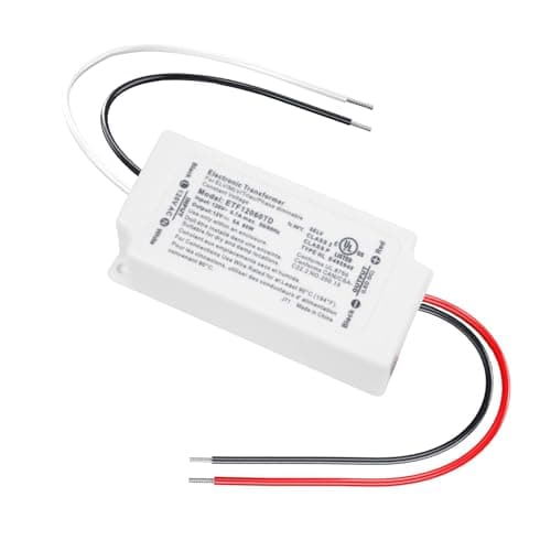 Hanbaak 60W Dimmable LED Driver, Electronic Transformer, 120V AC to 12V DC Power Supply for LED Strip Light, Low Voltage Lighting Project, Compatible with Lutron Leviton Dimmers, UL Listed, Class 2 — image 1