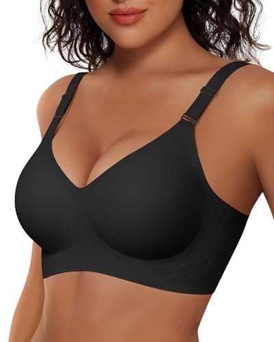 Vertvie Womens Wireless Jelly Bras No Underwire Push Up Seamless Bra Supportive Full Coverage Bralette Regular and Plus Size — image 1