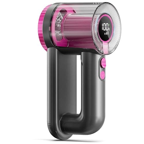 Rechargeable Fabric Shaver, 2-in-1 Lint Remover for Clothing, Furniture, Sweater with 6-Blade, 200ml Container, LED Display, 2000mAh USB-C, 3-Speed Lint Shaver Eliminates Fuzz & Pilling — image 1