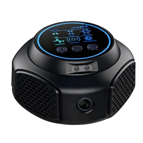 Ultrasonic Mouse Repellent Pest Control Repeller, Mouse Traps for Rodent, Mice, Ant, Rat, Squirrel, Bug, Roach, Bat, Rat & Mice Repellent Device for House Plug in Indoor for Home 1Pack Black