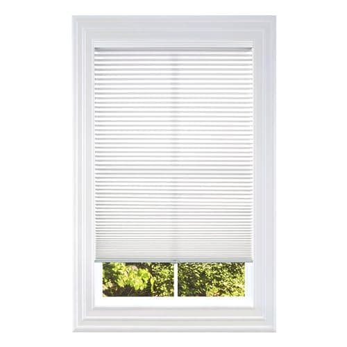 BlindsAvenue Cordless Cellular Shade, White, 24" W x 72" H | Light Filtering Pull Down Blinds for Indoor Windows, Thermal Insulation, Noise Reduction Honeycomb Shades for Home Privacy — image 1