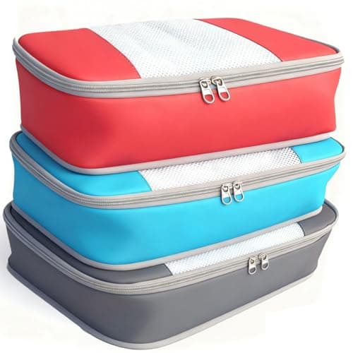 Packing Cubes for 20" Suitcase Travel Luggage Organizers - Travel Organizer Bags Luggage Clothes Accessories Storage Carry on Suitcase Packing Pouches Bag For Men Women Kids 1/2X3PACK — image 1