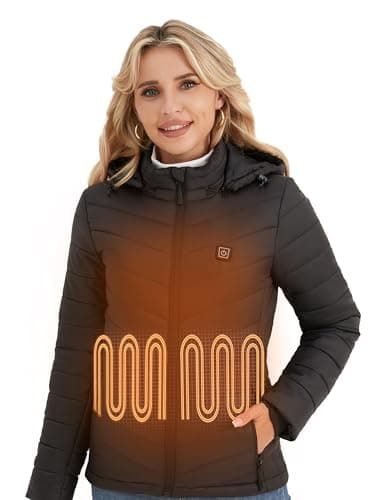 Heated Jackets for Women with Power Bank, Winter Coat Gifts — image 1