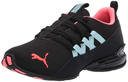 PUMA Women's RIAZE PROWL Sneaker, Puma Black-Ignite Pink-Aquamarine, 9