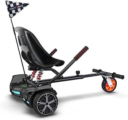 Flytraks K2 Self-Balancing Scooter Go Kart with Rear Shock Absorption, Balancing Scooter Seat Attachment for 6.5" 8" 10" Tires, Adjustable Length & Off-Road Wheel( (Not Including Balancing Scooter) — image 1